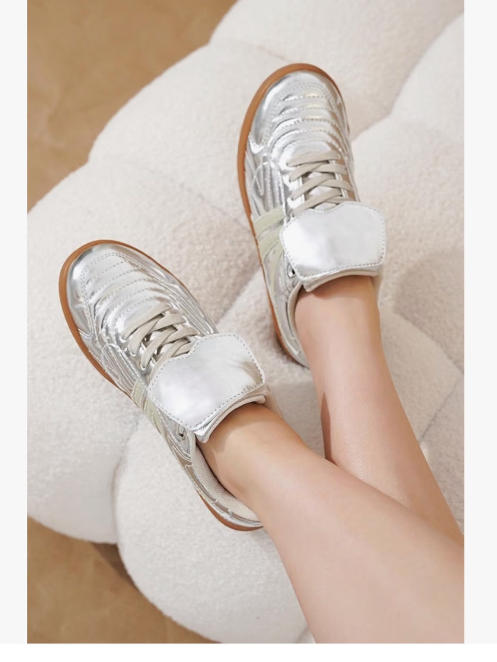Project Cloud Metallic Silver Women's Sneakers